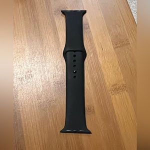 COPY - 42mm Silicone Apple Watch Band - Black M/L